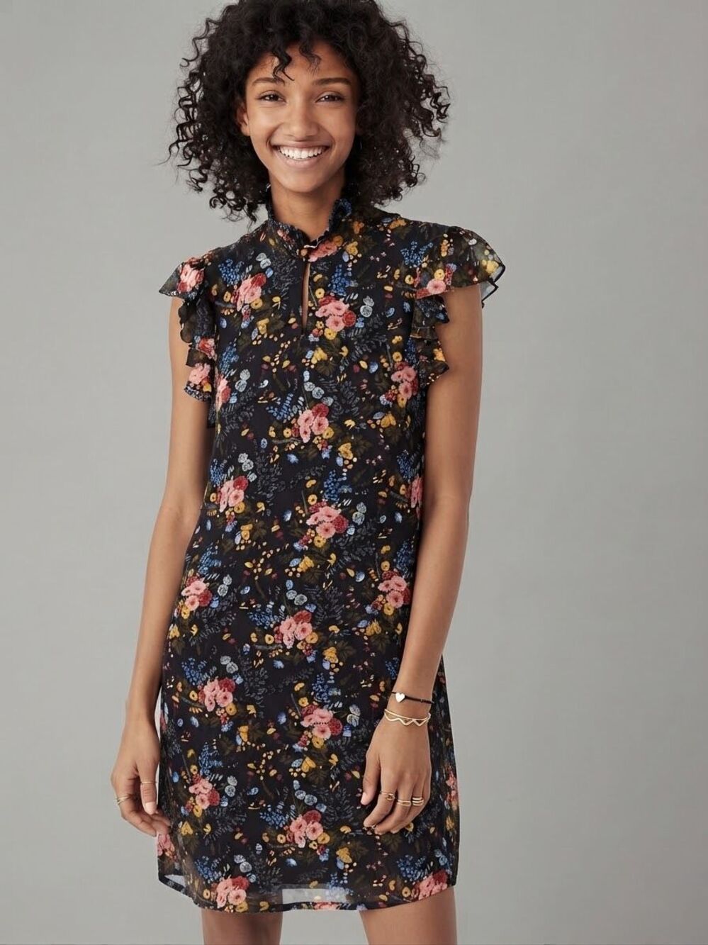 Madewell x No.6 Silk Beacon Dress in Garden Bouquet Size 6 Petite